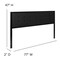 Flash Furniture Bristol Metal Tufted Upholstered King Size Headboard in Black Fabric HG-HB1725-K-BK-GG - alternate 6